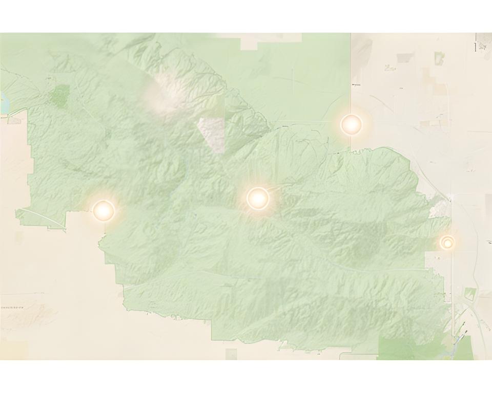 Stylised map view of Grand Junction and the Western Slope with highlighted service markers